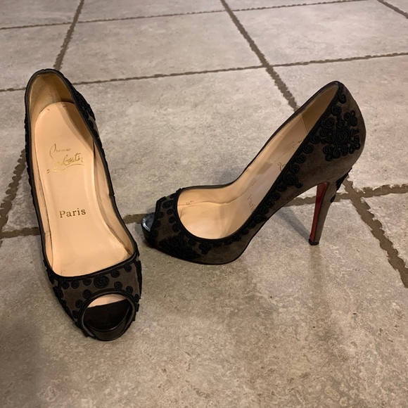 Christian Louboutin Very Brode 120 Suede - 37 - Picture 8 of 15
